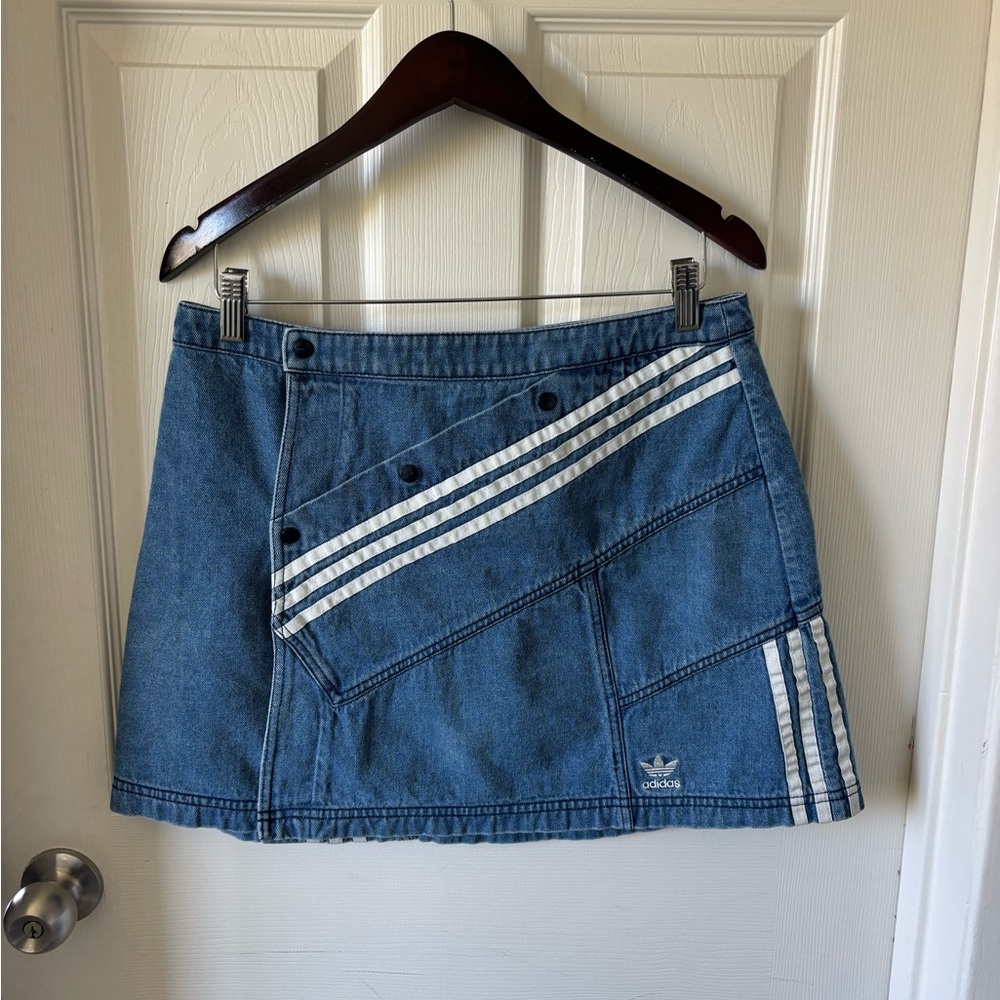 SOLD- adidas Originals x Danielle Cathari collab; super rare denim wrapsnap mini